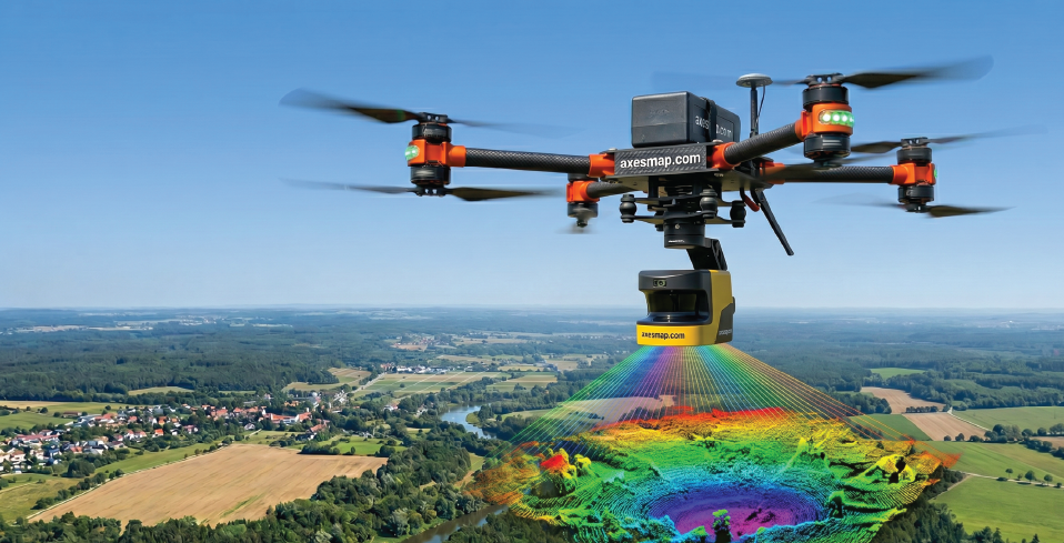 LiDAR sensor drone