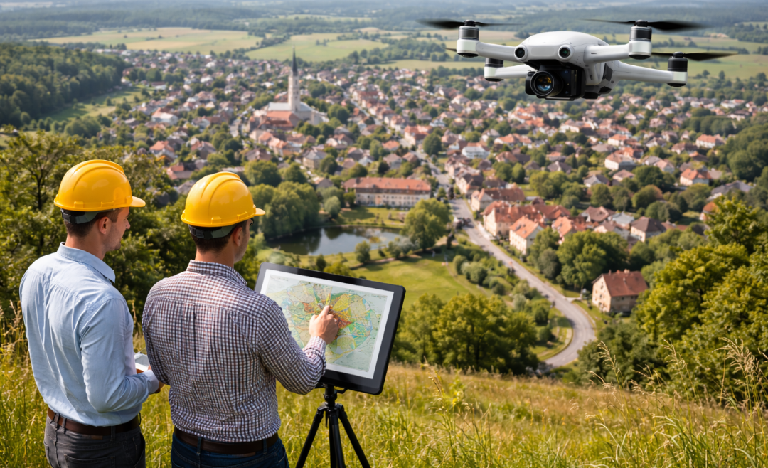 Urban Planning & Village Mapping drone survey